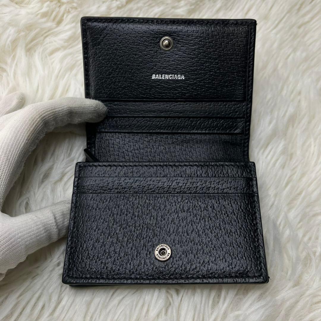 バレンシアガ ザ ハッカー プロジェクト レザー 二つ折り財布 美品 61211