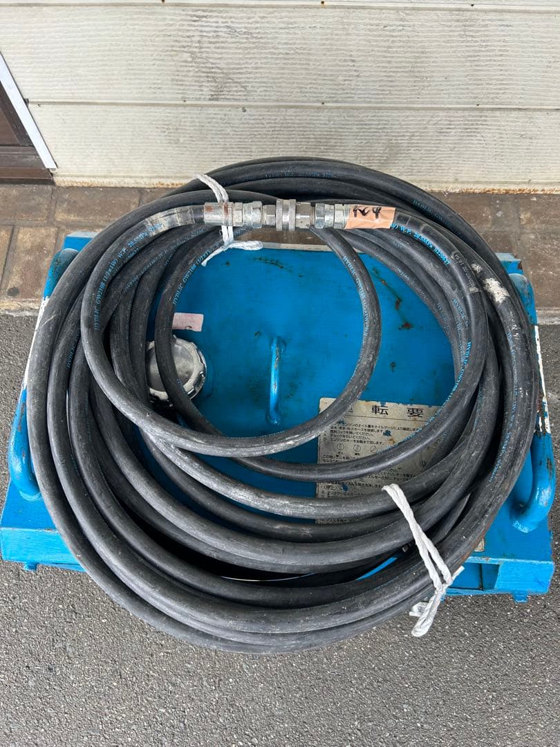 KV4★ツルミHPJ-5ESM高圧洗浄機防音ガン・高圧ホース・給排水ホースセット