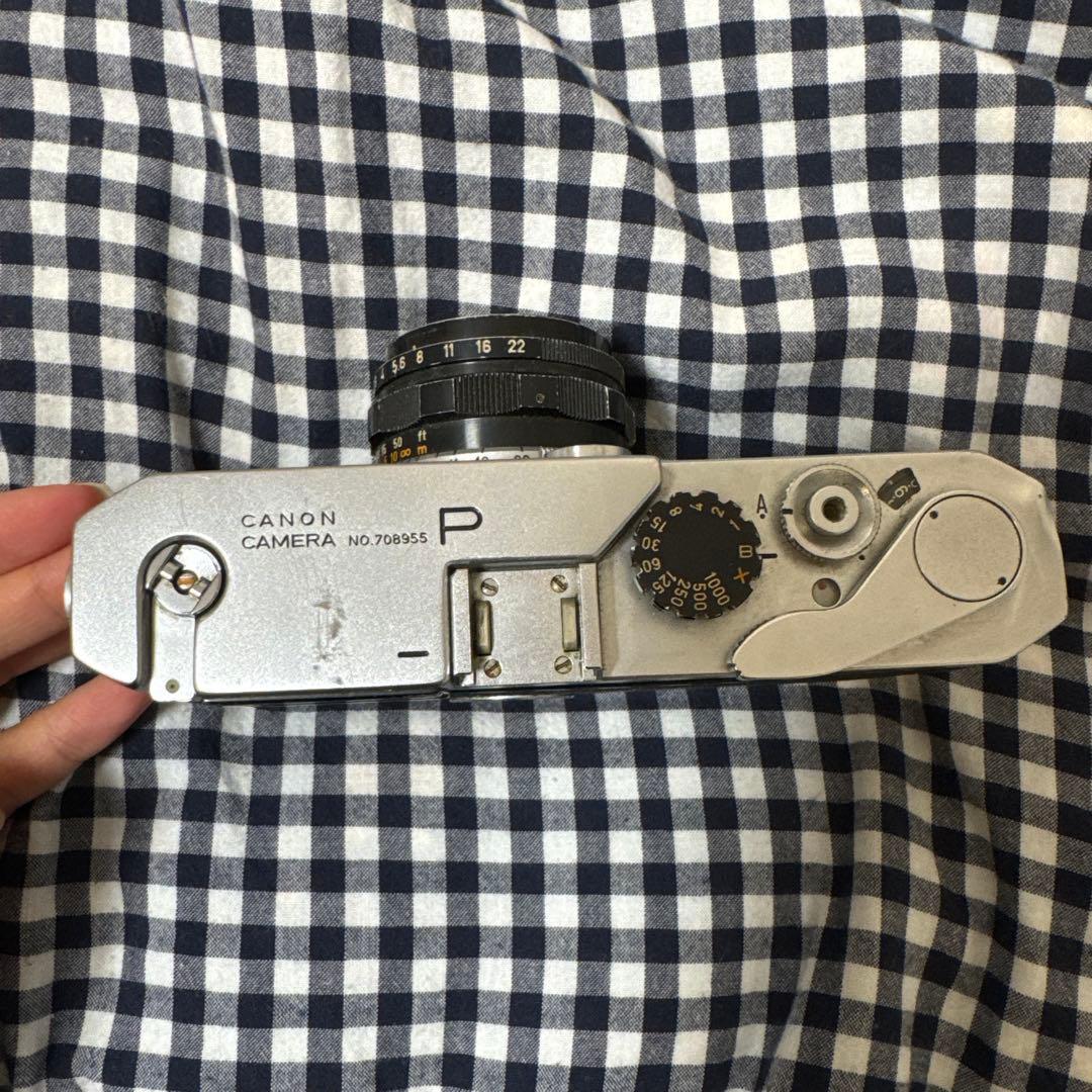 Canon p型　フィルムカメラ