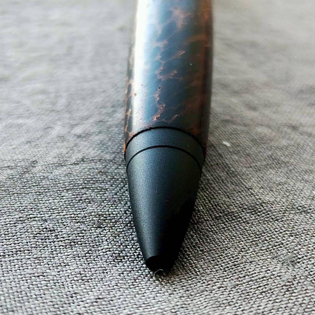クジャクヤシ　ハンドメイド　木軸ボールペン　G2　天然木　ブラック