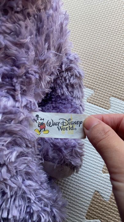 ダッフィー ぬいぐるみ　パープル