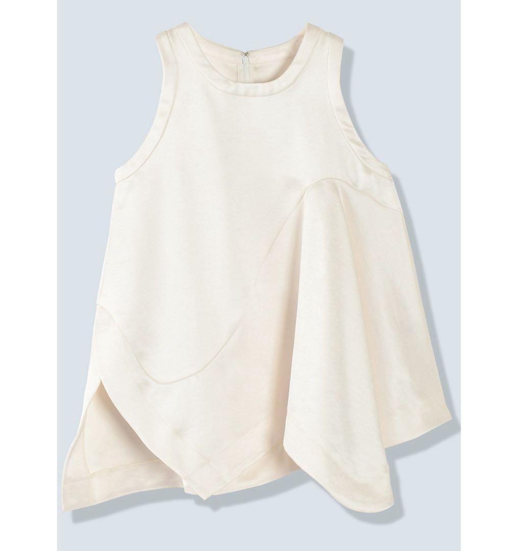 【新品】OMMO SATIN DRAPE TANK TOP
