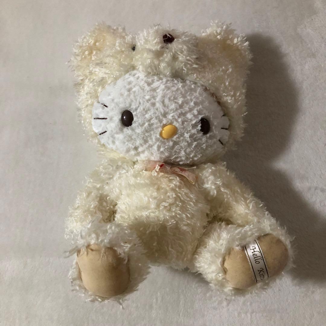 着ぐるみキティ ホワイトベア ぬいぐるみ 当時物 レア