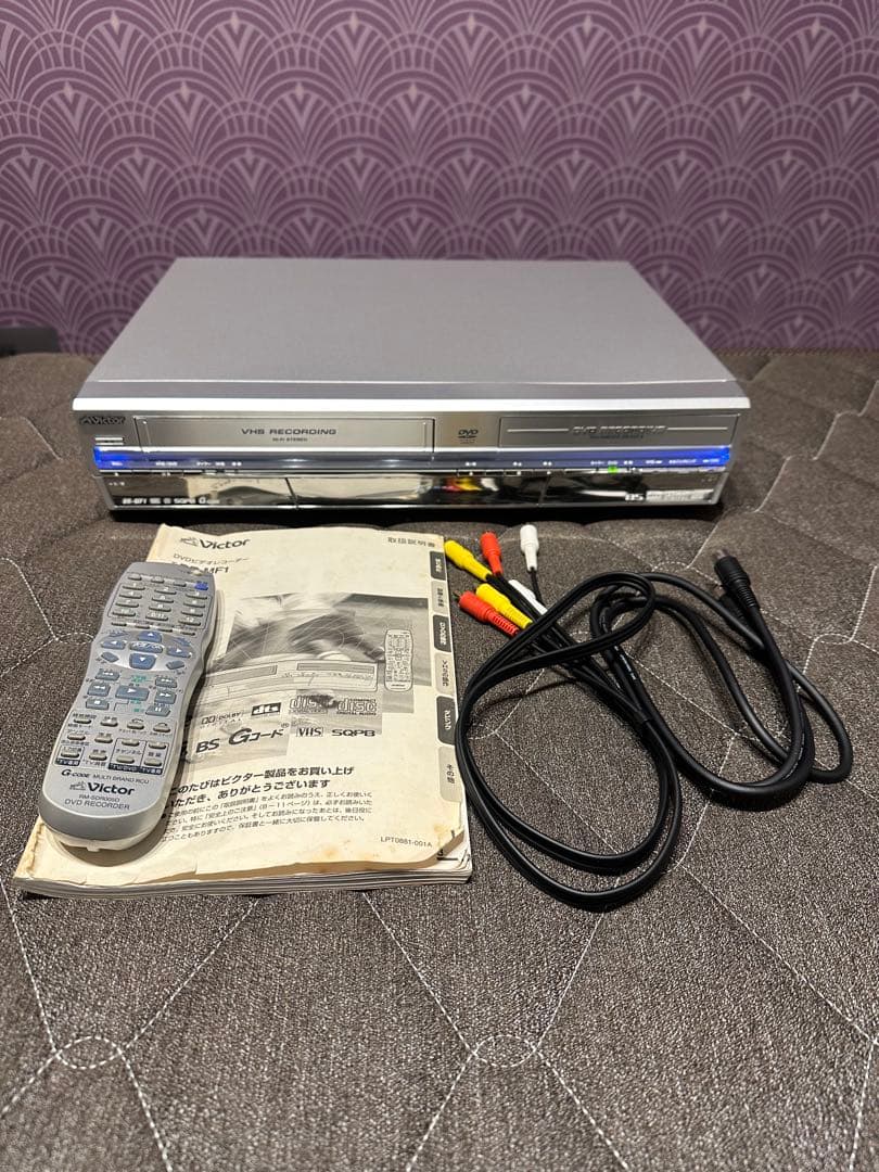【中古】☆希少☆Victorビクター DVD＆VHSレコーダー DR-MF1