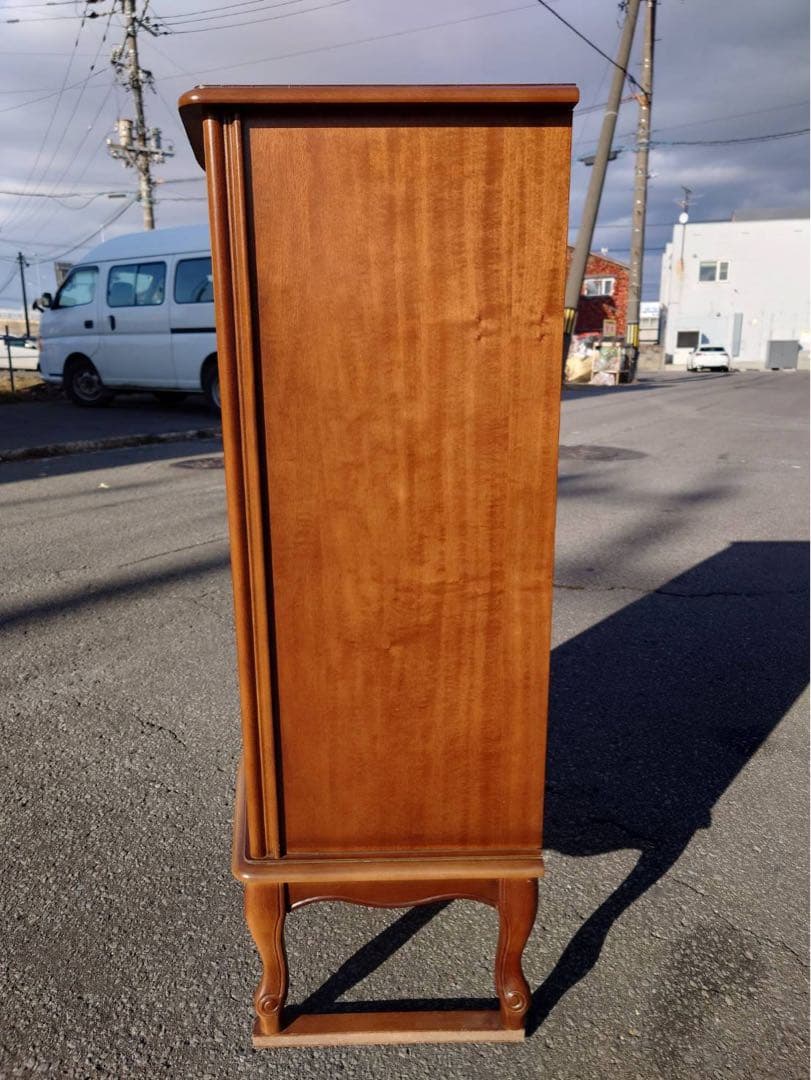 猫脚 彫刻 キャビネット チェスト コンソール