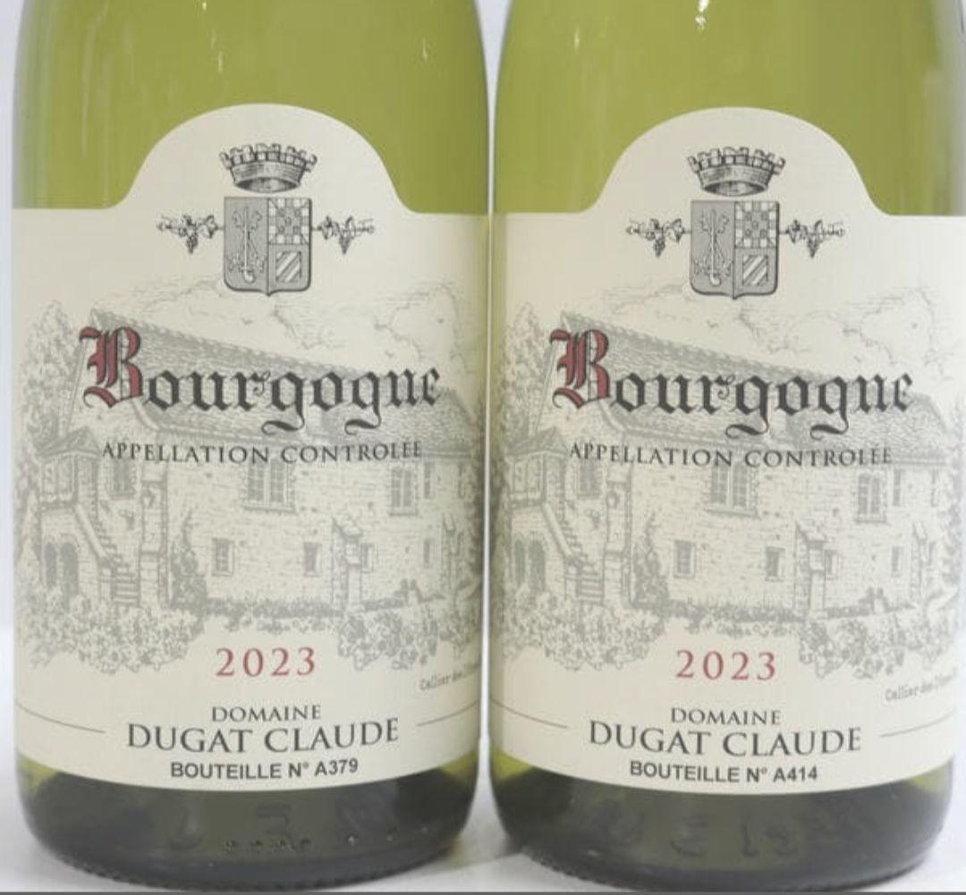 クロード デュガ Bourgogne /ブルゴーニュ ブラン 2023 希少限定