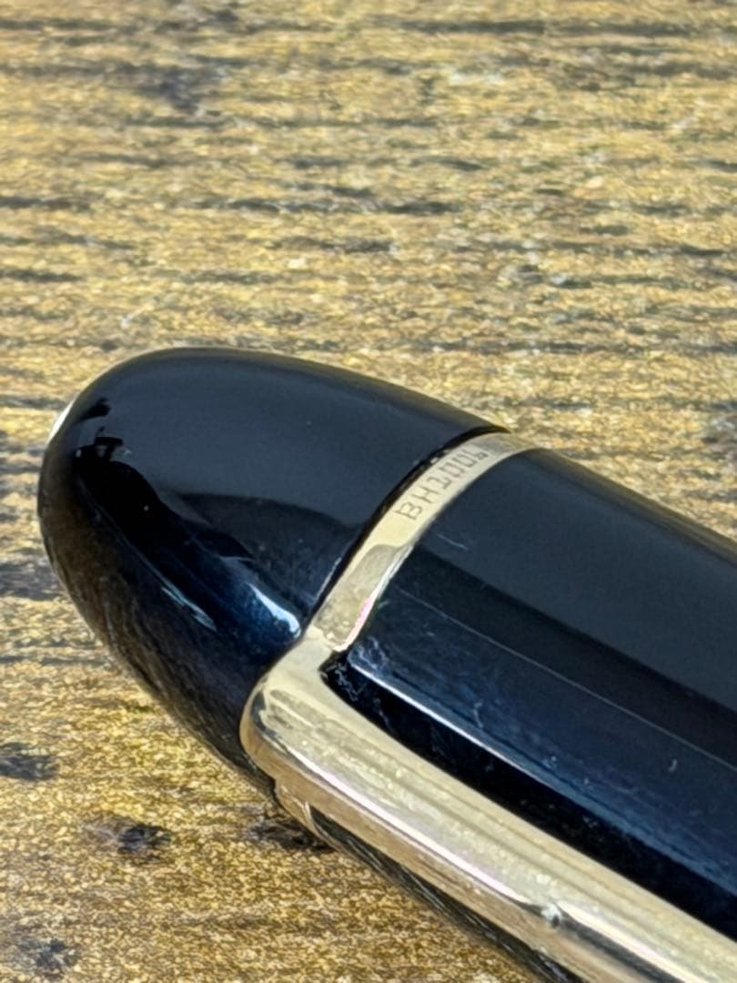 筆記確認&洗浄済　三帯　ヘミングウェイ芯 18K モンブラン　万年筆　中字