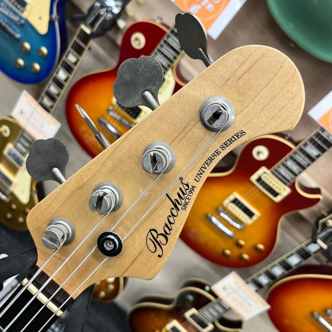 【11429】 Bacchus ジャズベースタイプ メタリックレッド