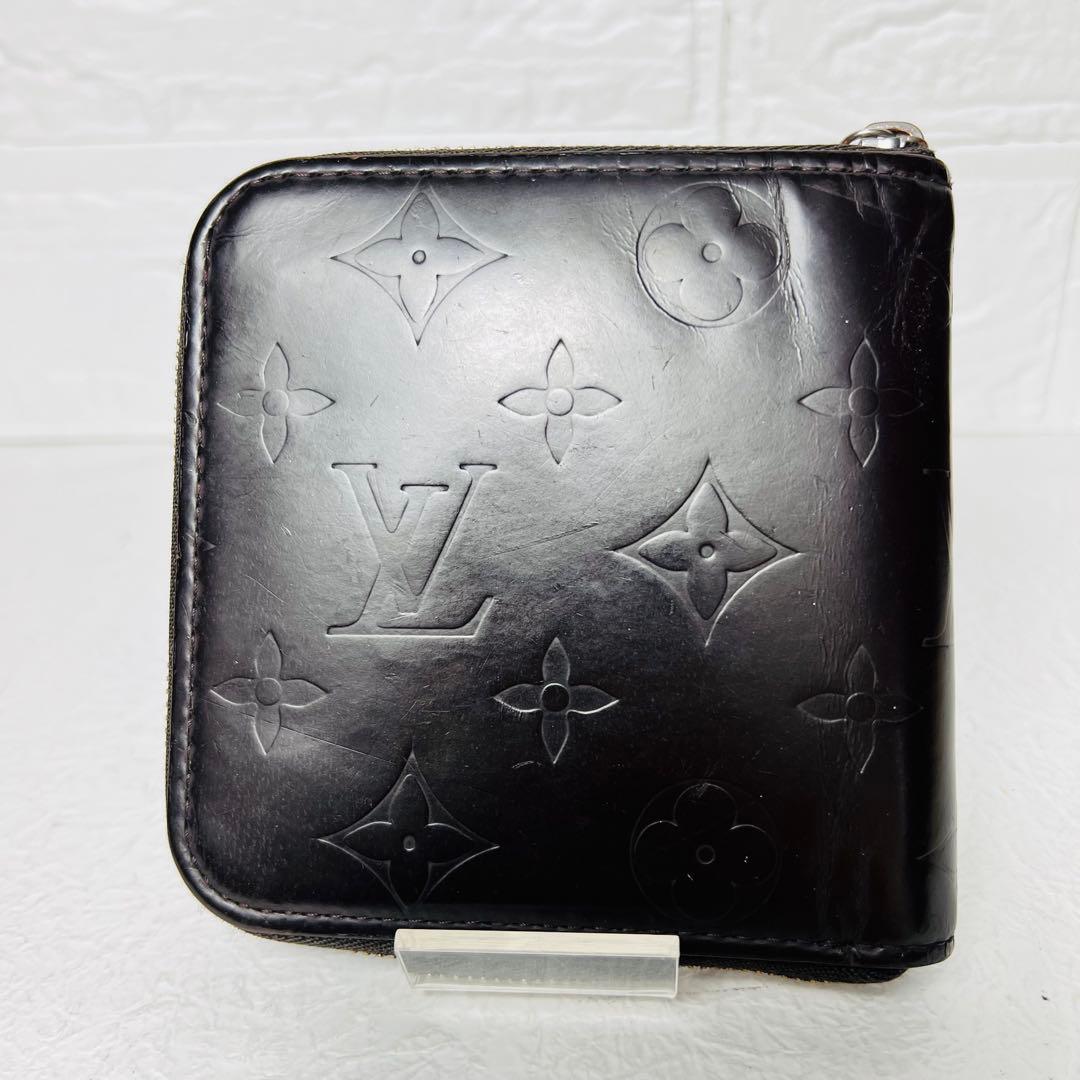 LOUIS VUITTON モノグラムグラセ ポルト ビエモネラウンドジップ財布