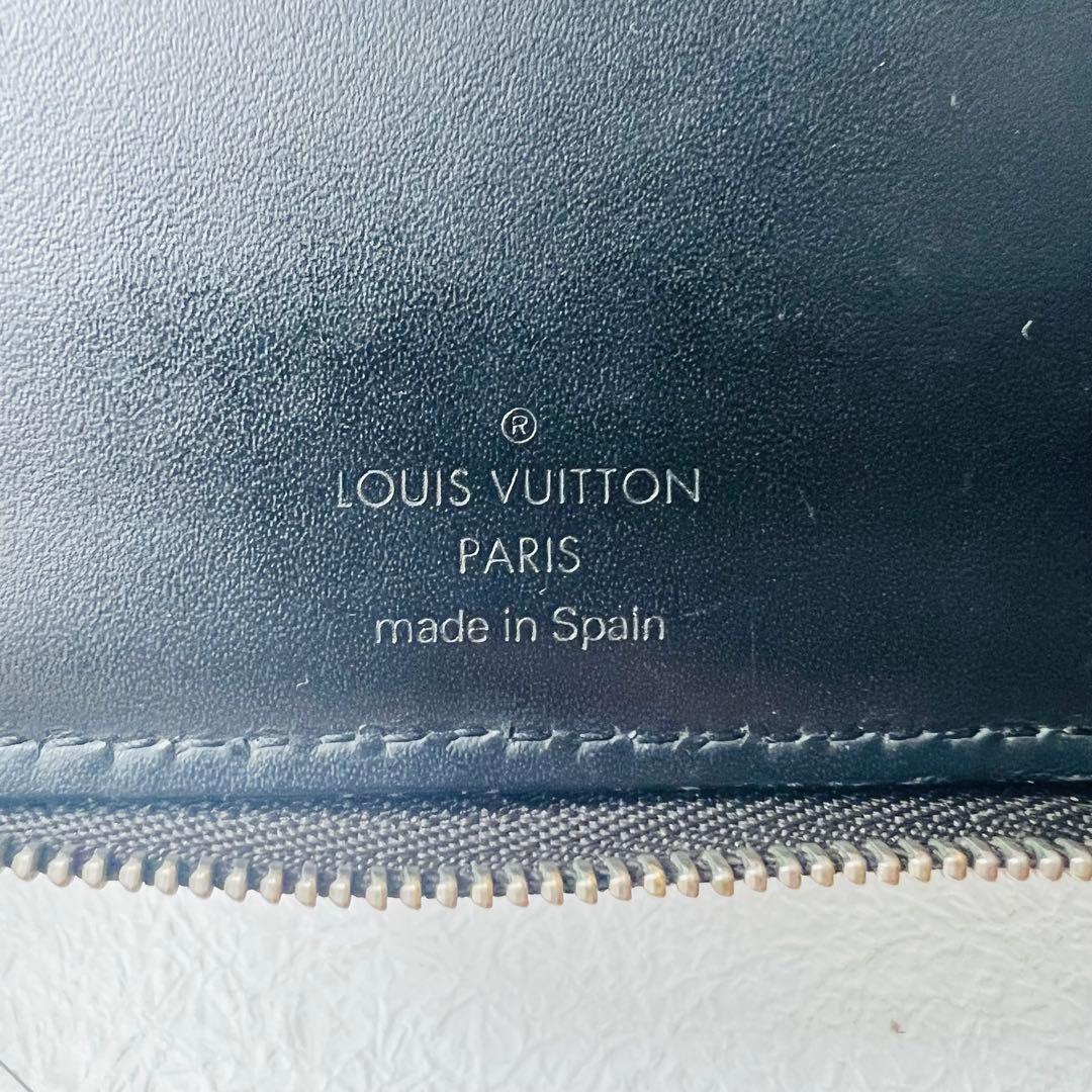 LOUIS VUITTON モノグラムグラセ ポルト ビエモネラウンドジップ財布