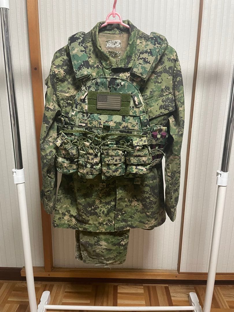 LBT6094 AOR2 TMC プレートキャリア 迷彩服上下セット