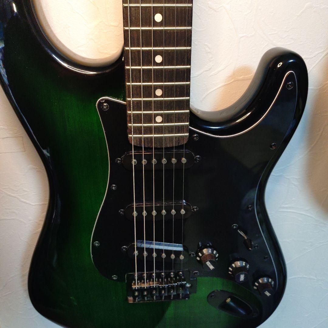 SELDER セルダー　エレキギター グリーン　アンプセット