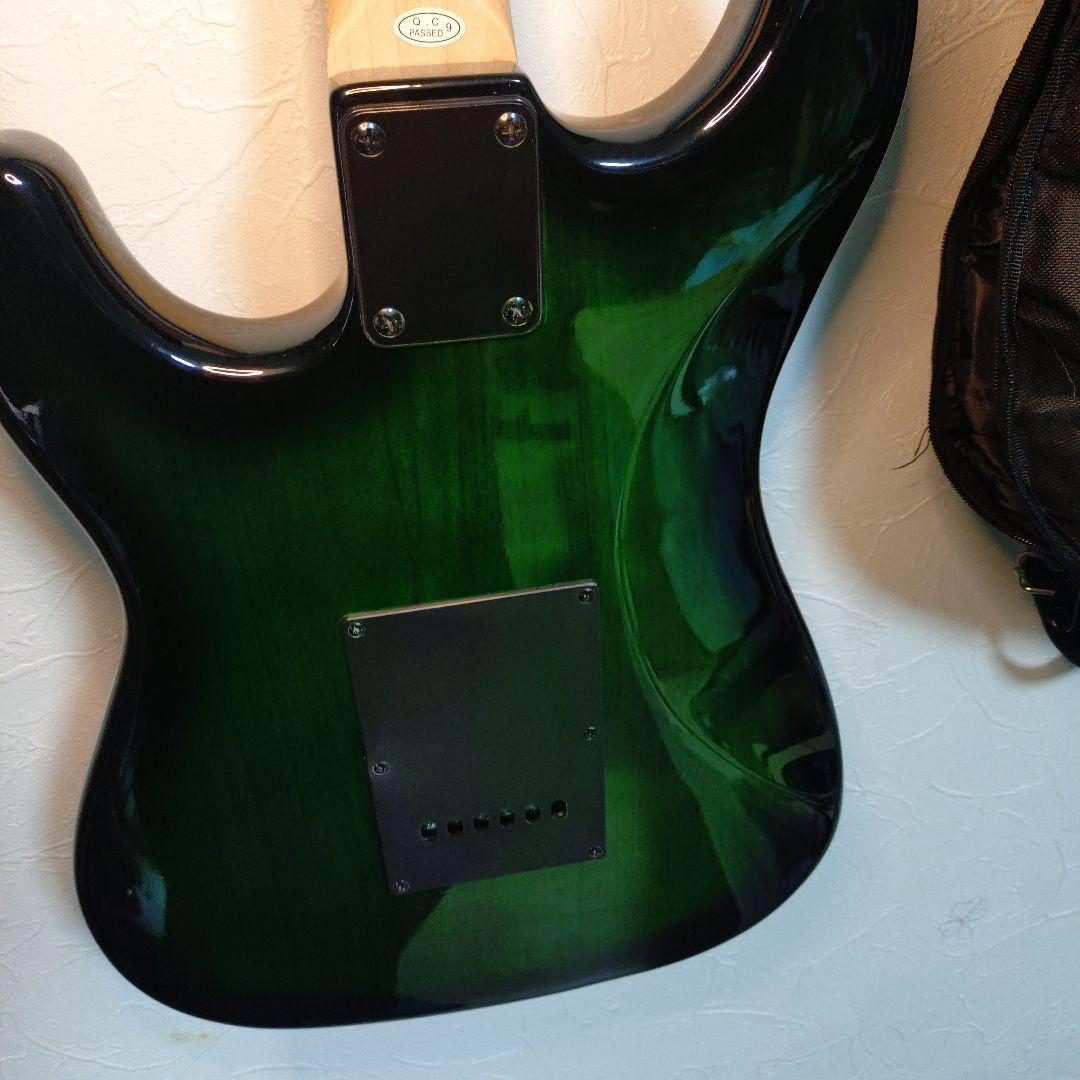 SELDER セルダー　エレキギター グリーン　アンプセット