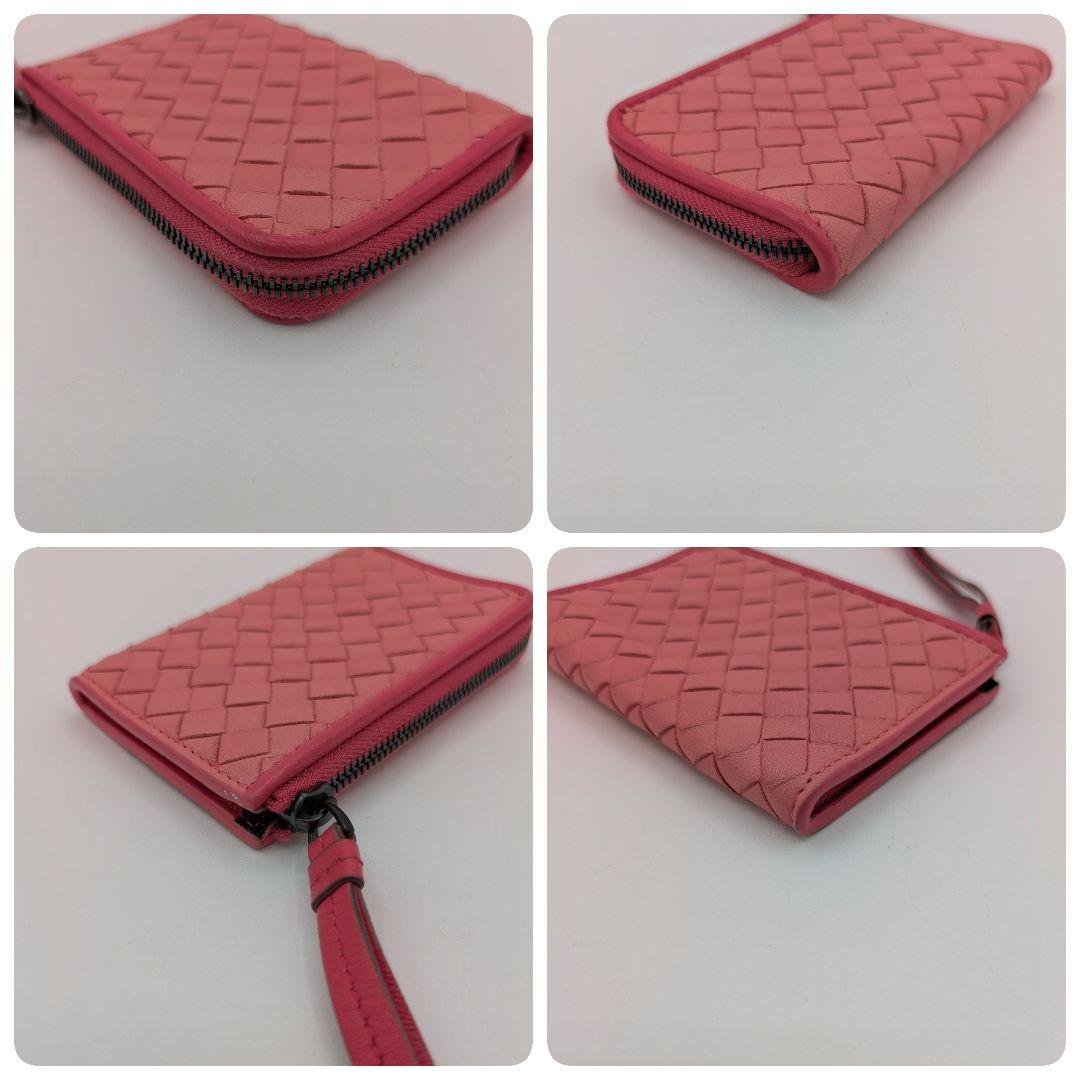 BOTTEGA VENETA ボッテガヴェネタ ピンク レザー革 ケース