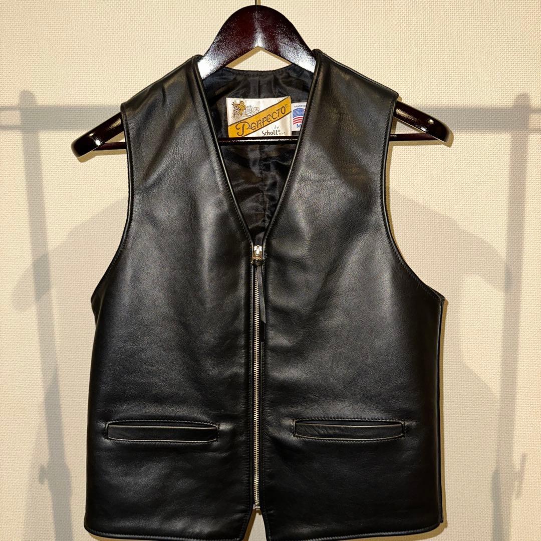 Schott ショット　レザーベスト　１９３V [193V]