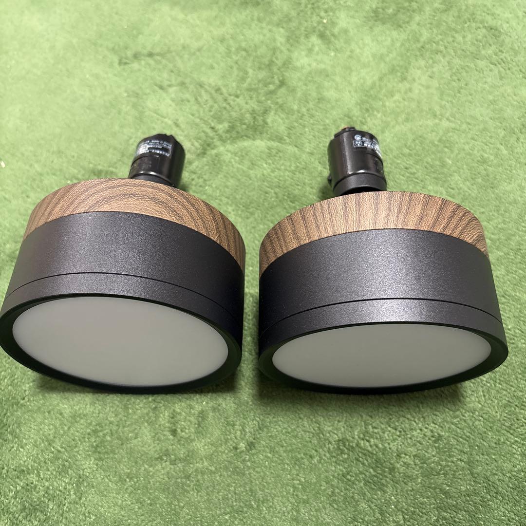 エジソンスマート ウッド調 ミニシーリングライト　２個セット