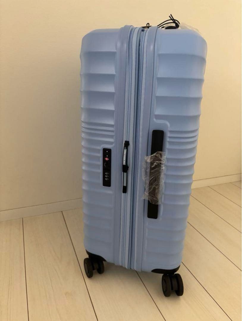 韓国限定 ノースフェイス　24インチ　キャリーケース ライトブルー