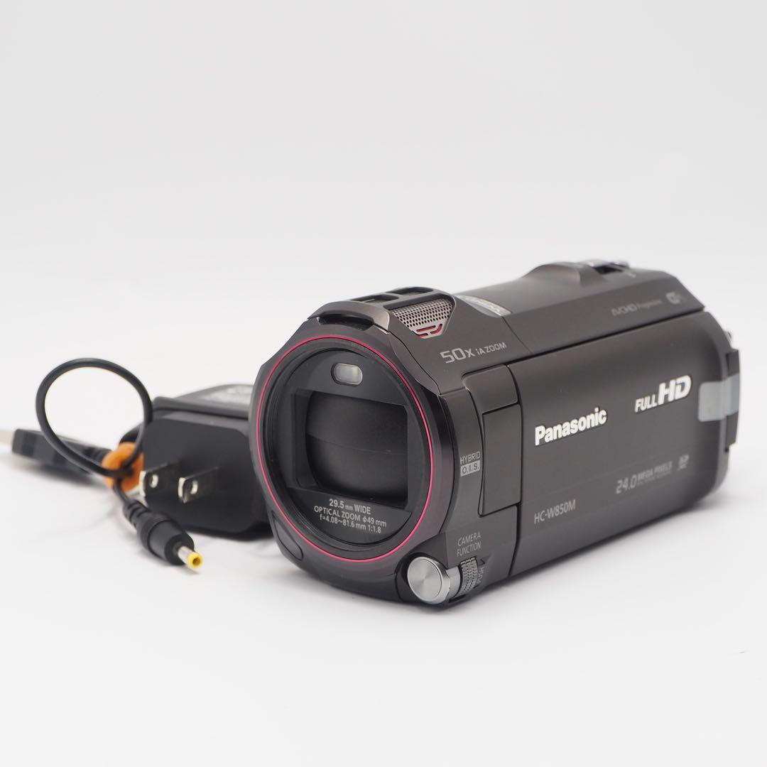 ビデオカメラ Panasonic HC-W850M 動作確認済み 別売りバッグ付