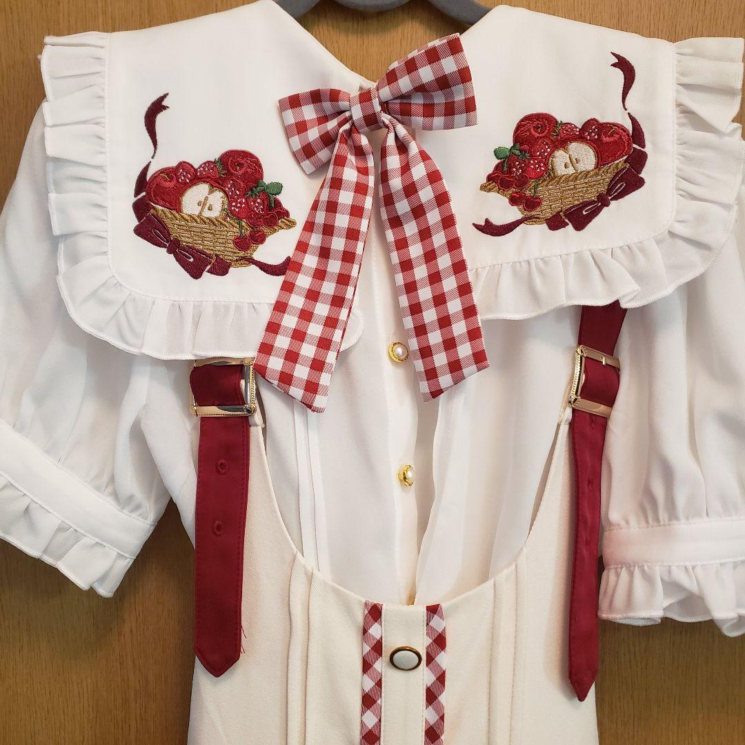 Fruits Panier ジャンパースカート、ブラウスセット