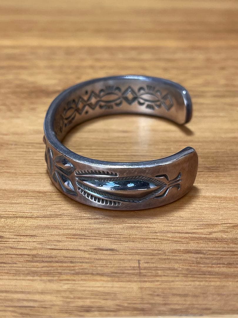 レイアダカイ シルバー バングル インディアンジュエリー Ray Adakai