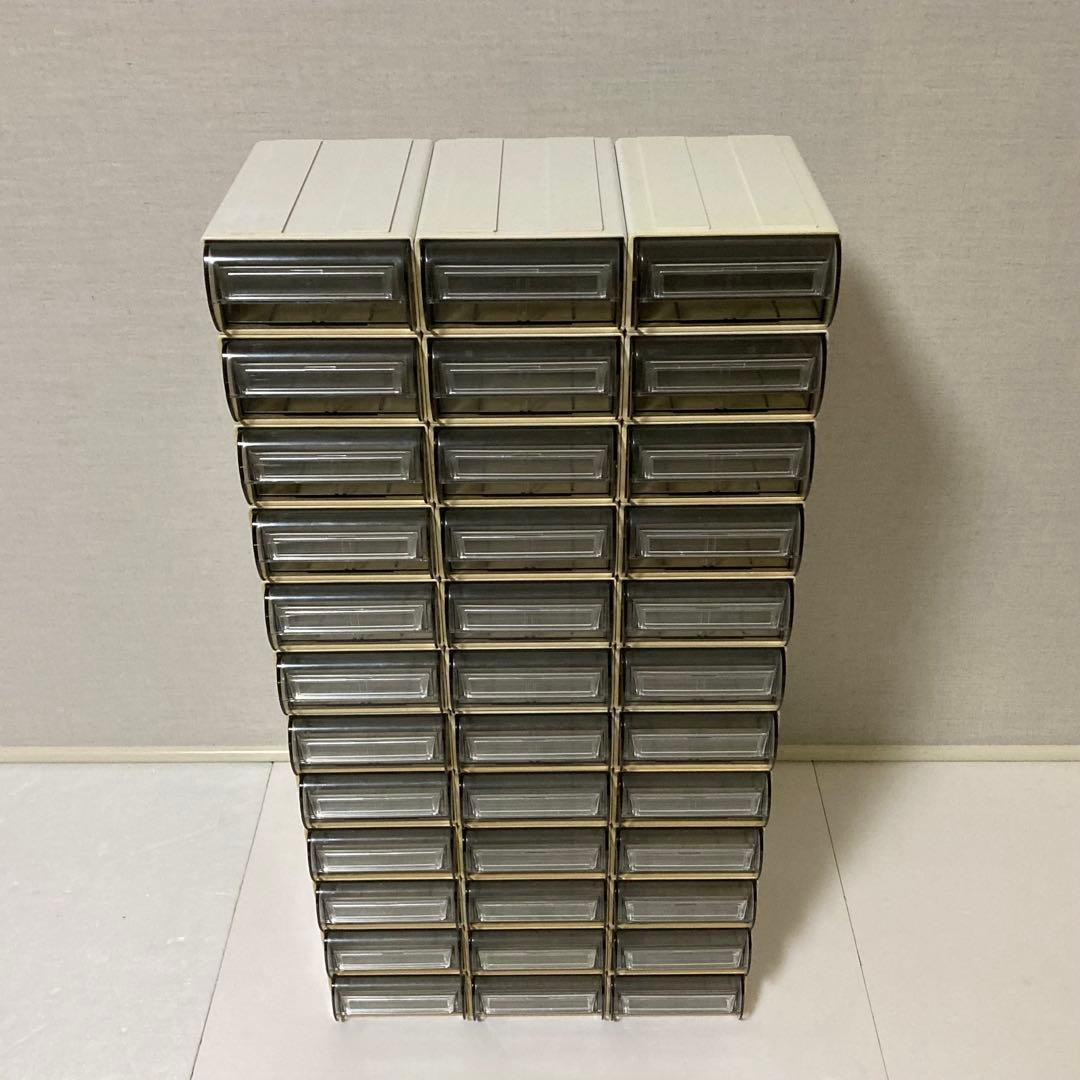 サカセ カセッター 収納ケース 小物入れ 引き出し 連結 日本製 36個