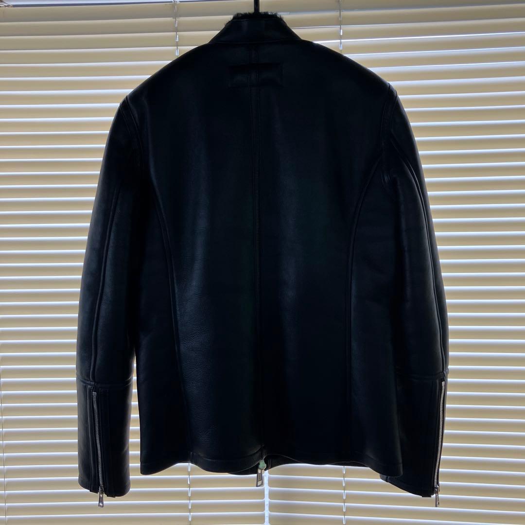 AKM ムートンシングルライダース　S 黒　EMMETI好きな方も