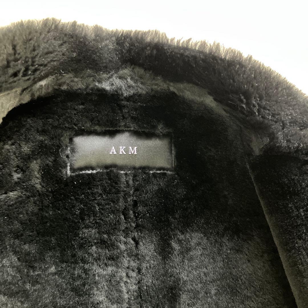 AKM ムートンシングルライダース　S 黒　EMMETI好きな方も