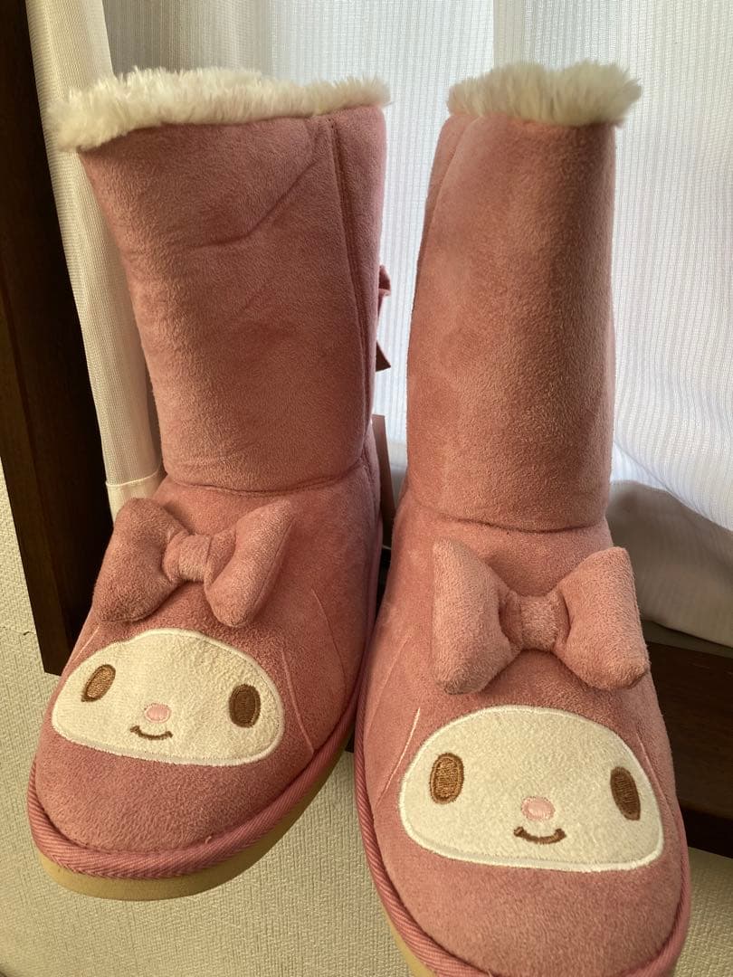 レア！未使用訳ありマイメロブーツM〜Lタグ付