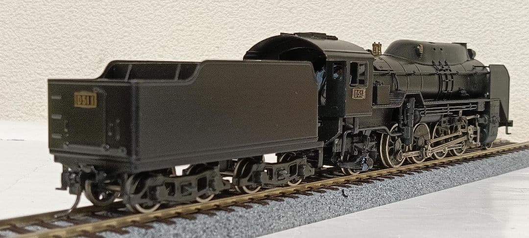 HOゲージ 天賞堂アダチ Ｄ51半流蒸気機関車、モーター交換、メンテナンス済