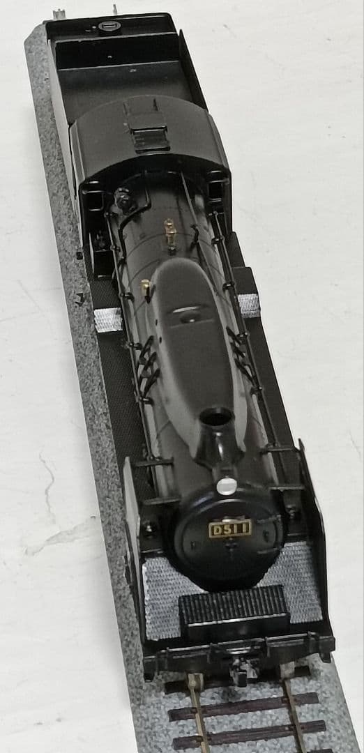 HOゲージ 天賞堂アダチ Ｄ51半流蒸気機関車、モーター交換、メンテナンス済