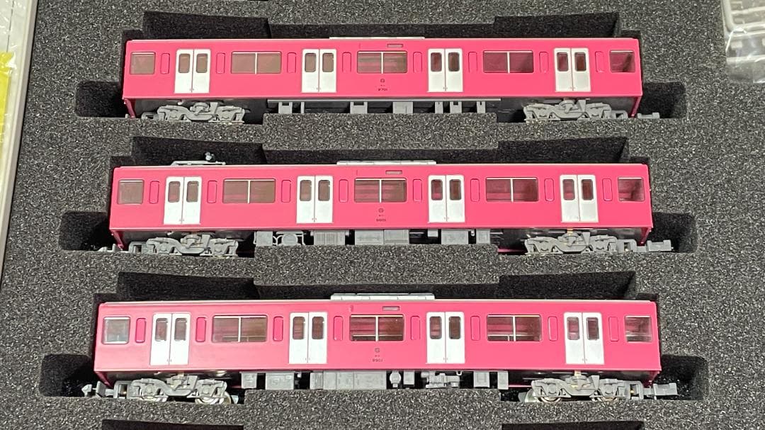 GM ★ 西武9000系（9101編成・ピンク）増結中間車　6両（動力無し）