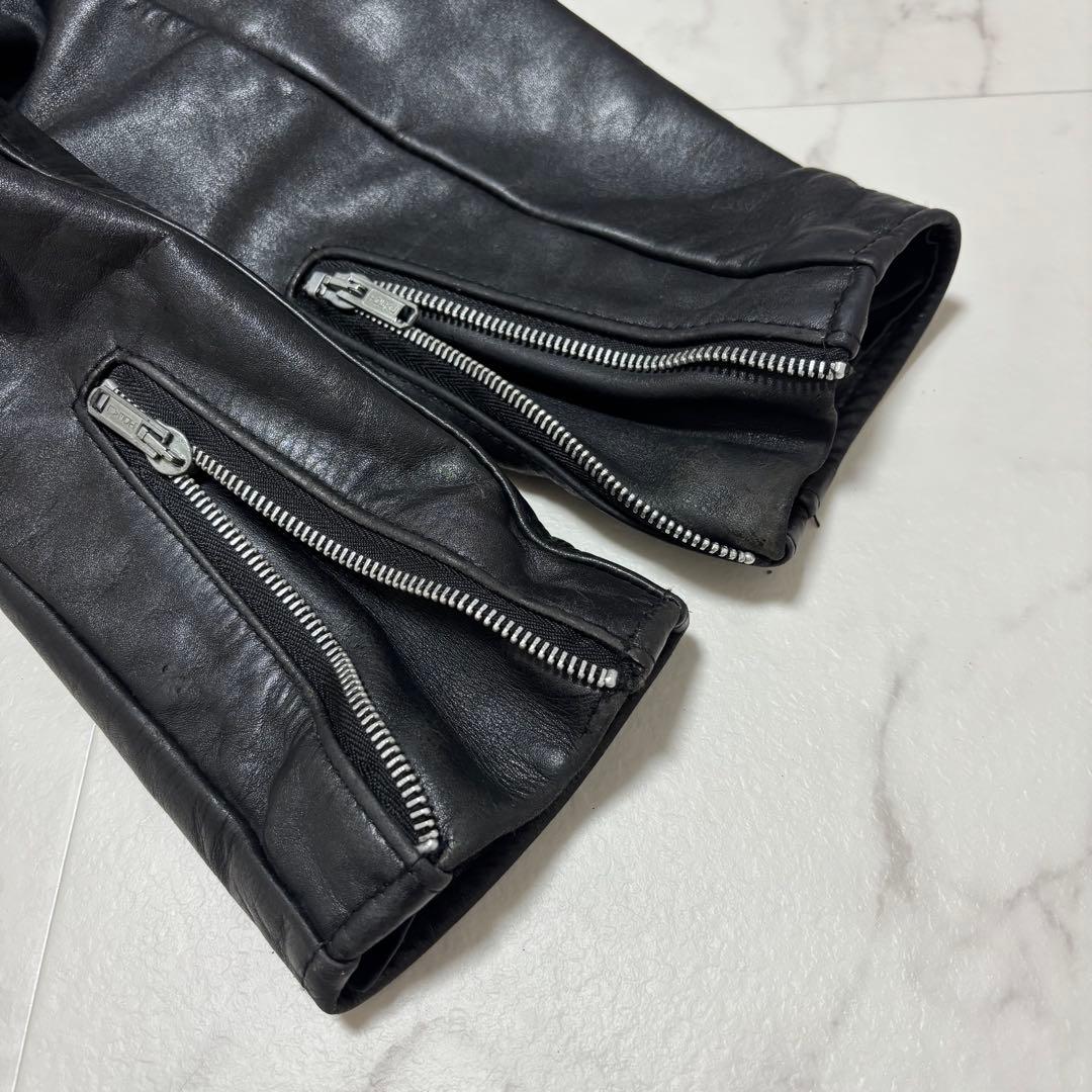 Schott 641 シングルライダース USA製 ボア付き レザージャケット