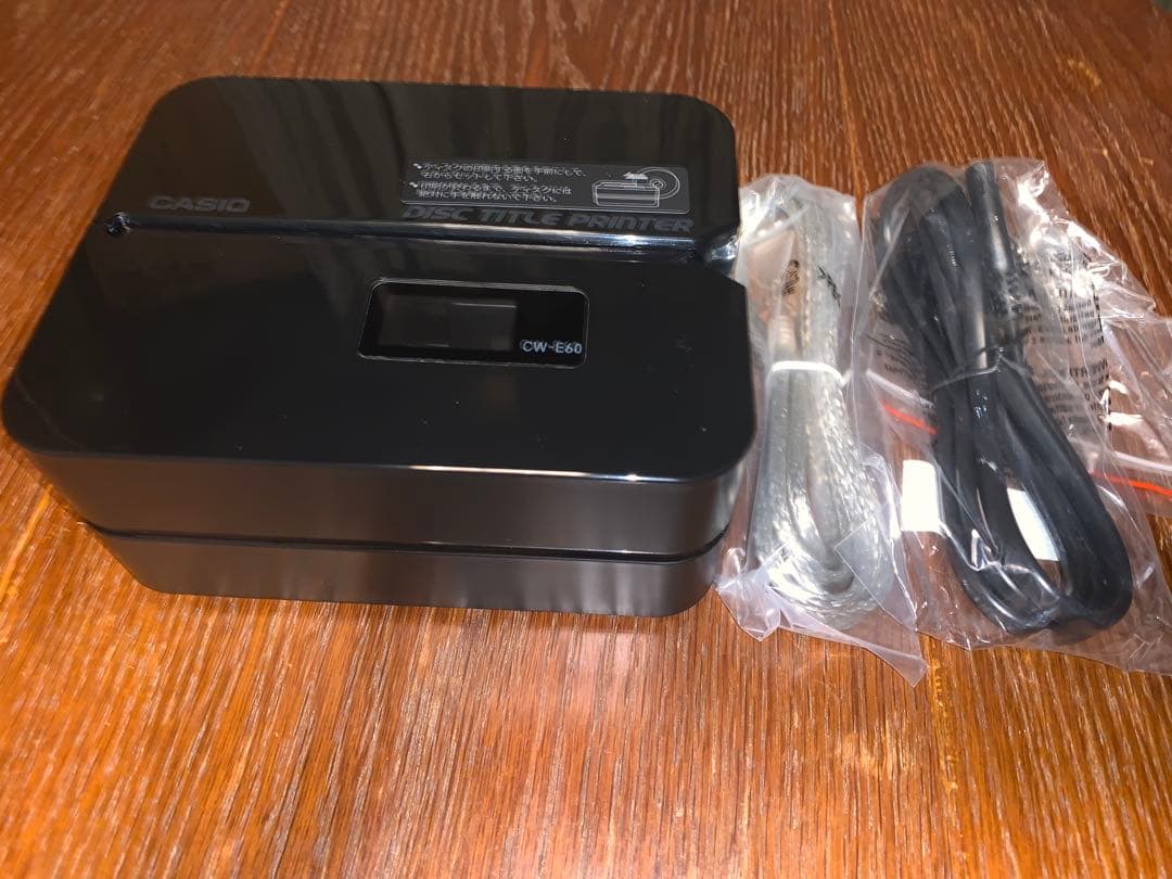 CASIOディスクタイトルプリンター CW-E60 & 専用インクリボンSET