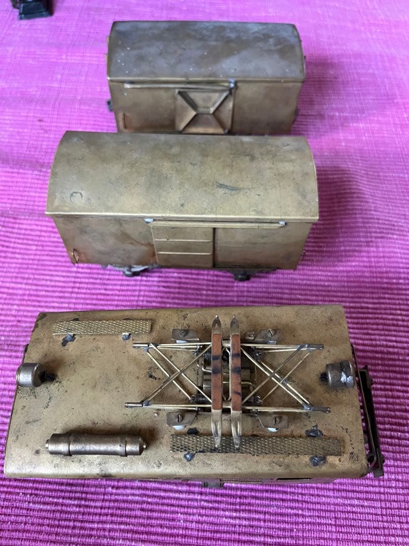 電気機関車8輌セット　真鍮 メーカー不明