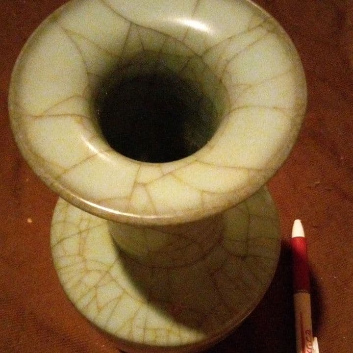 中国陶磁器　南宗官窯　長頸壺