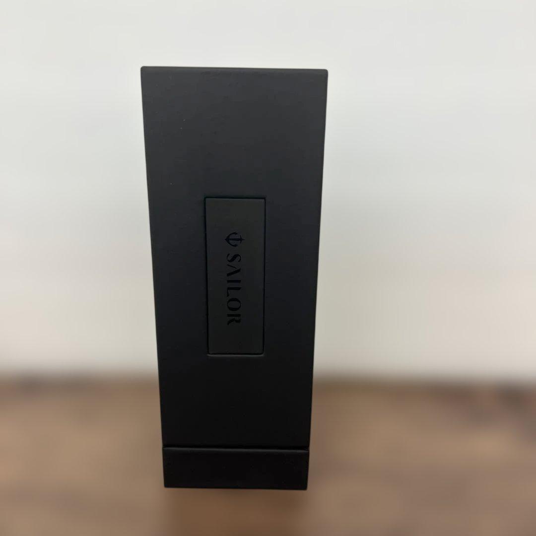 12654 セーラー万年筆 長刀研ぎ シルバートリム ブラック中字