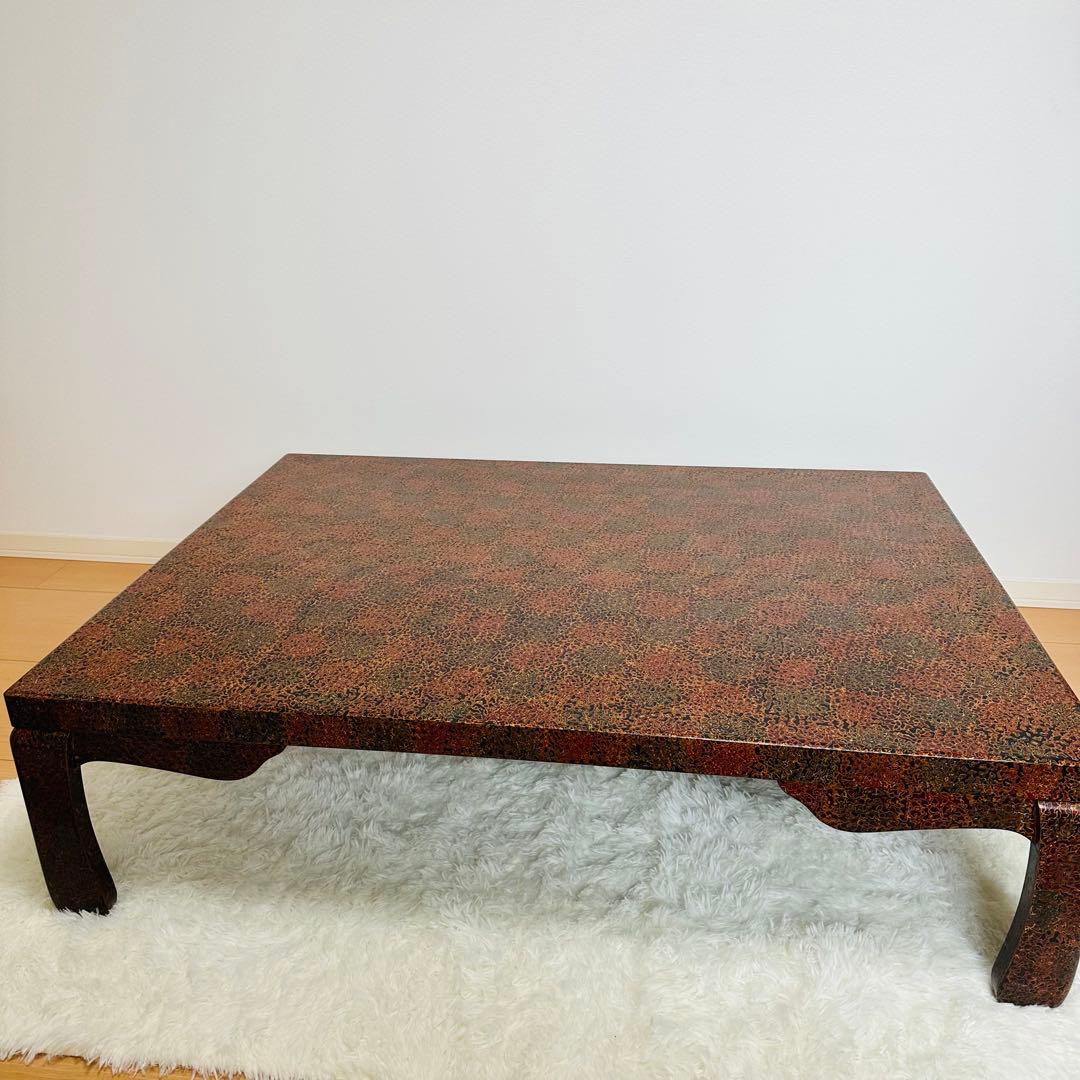 津軽塗り 座卓 羽根脚 青森 津軽 直接引取り可能