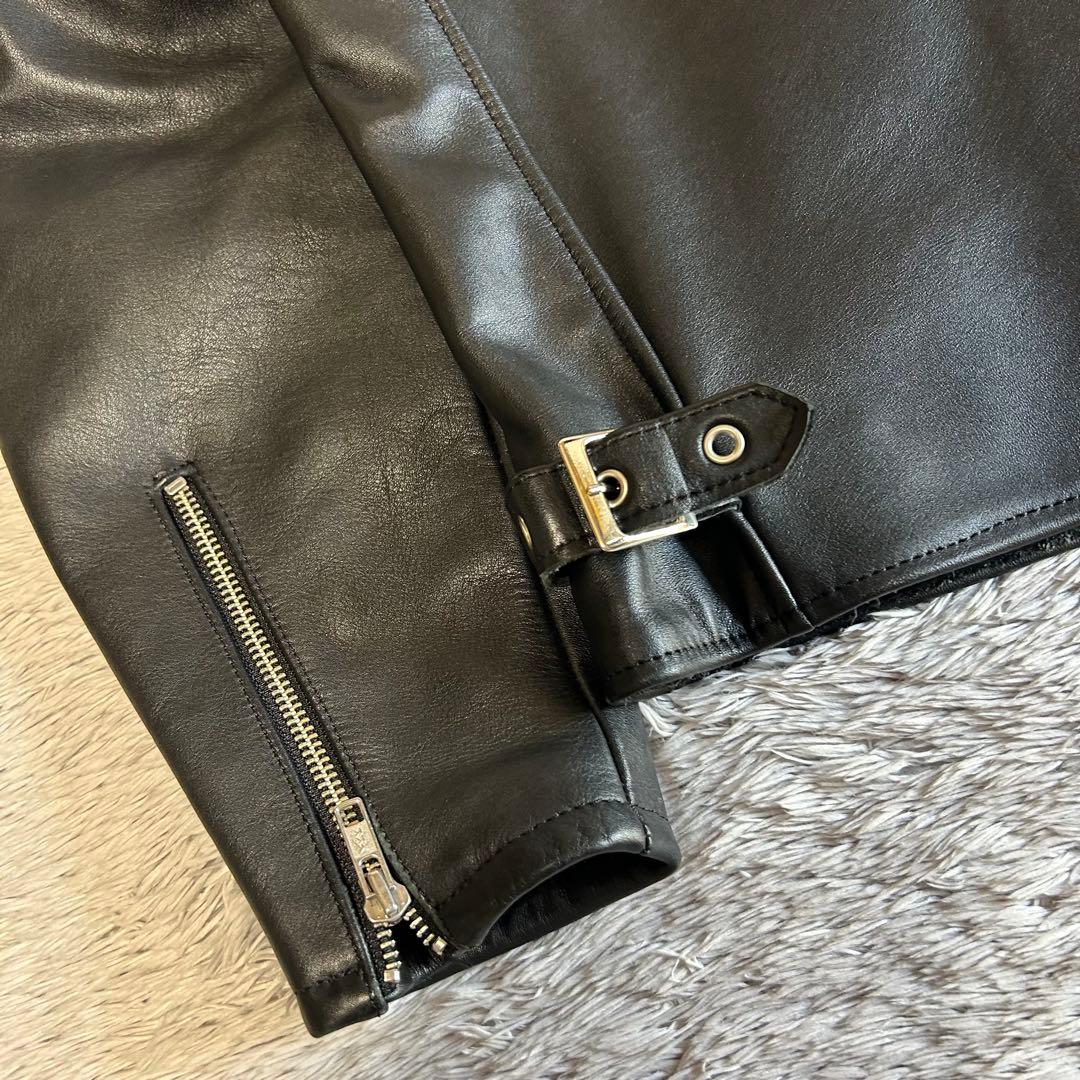 NANKAI ナンカイ　シングルライダース レザージャケット　シングルレザー　L