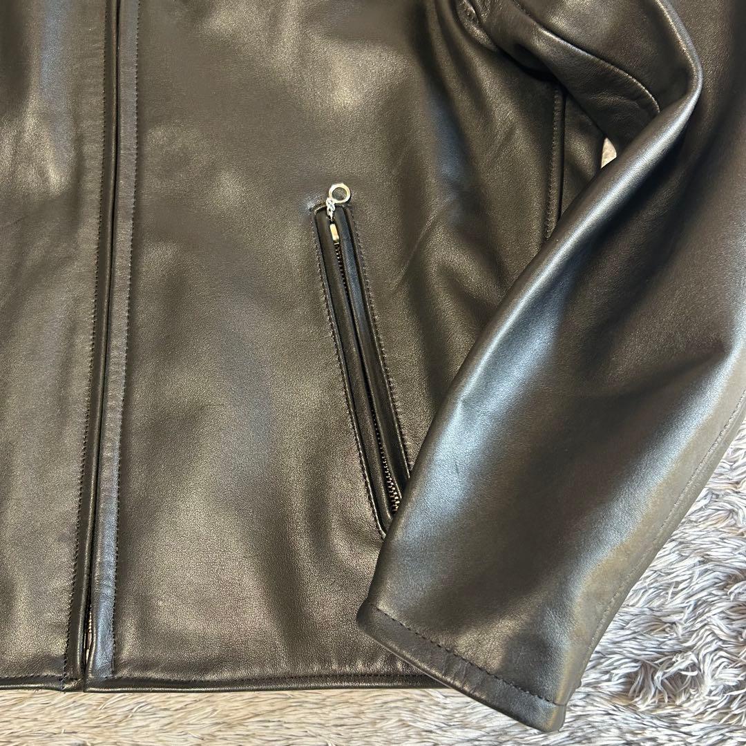 NANKAI ナンカイ　シングルライダース レザージャケット　シングルレザー　L