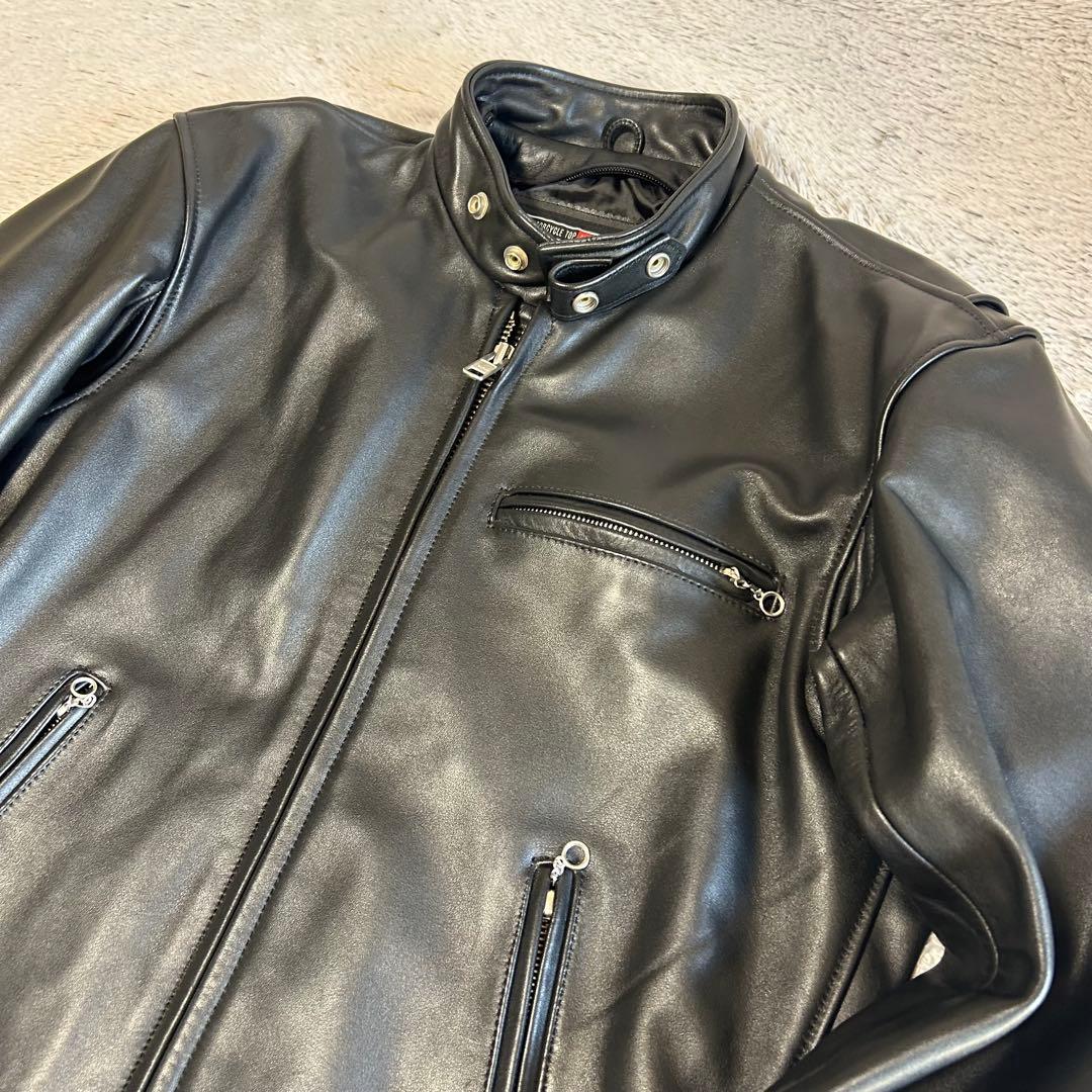 NANKAI ナンカイ　シングルライダース レザージャケット　シングルレザー　L