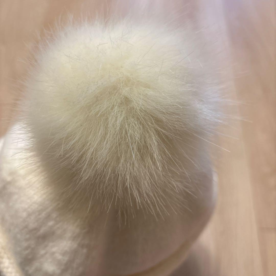 WAAC ワック　ニット帽　ホワイト