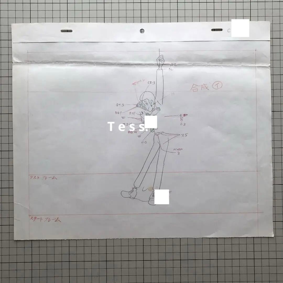 【直筆原画】カリオストロの城 3枚 宮崎駿 ルパン クラリス カリ城 ジブリ