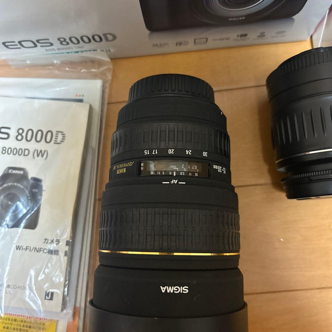 Canon EOS 8000D レンズ3本セット