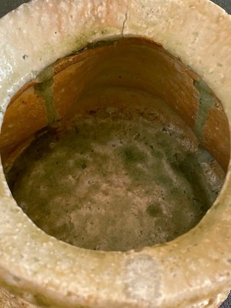 伊賀焼　耳付水指　井村侊生　　#3301