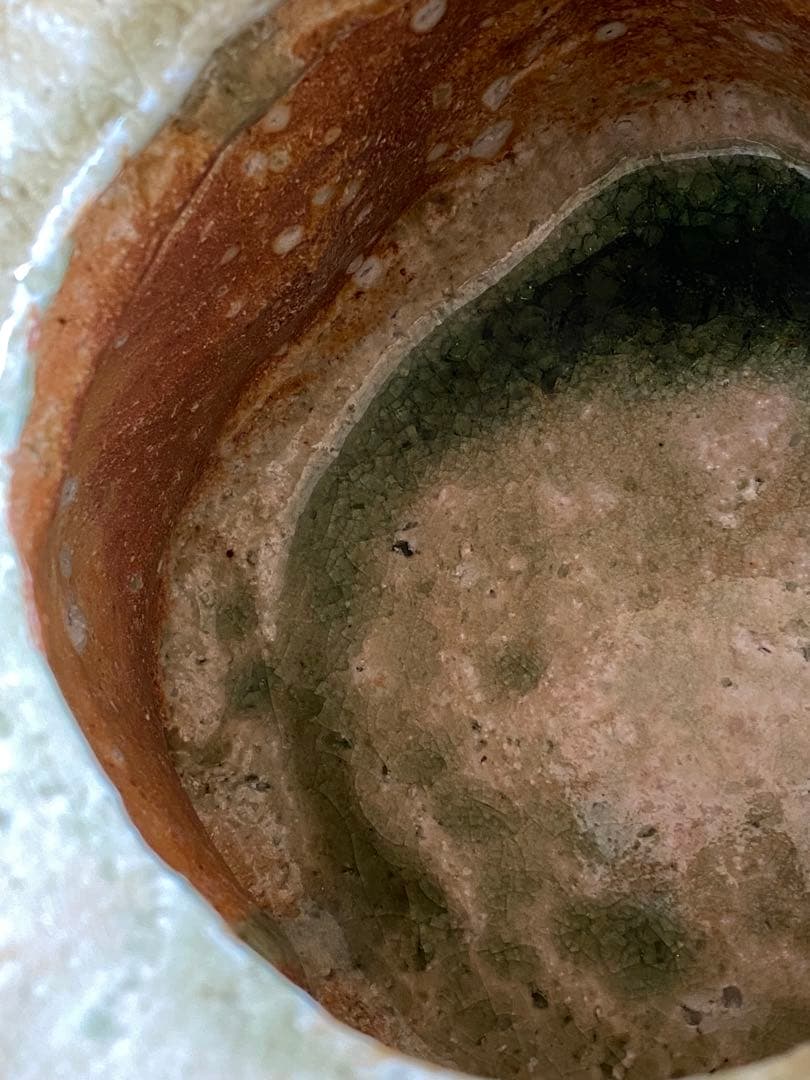 伊賀焼　耳付水指　井村侊生　　#3301