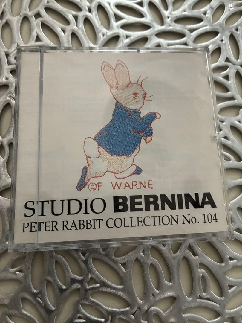 【激レア】ブラザー対応 ピーターラビット刺繍カード