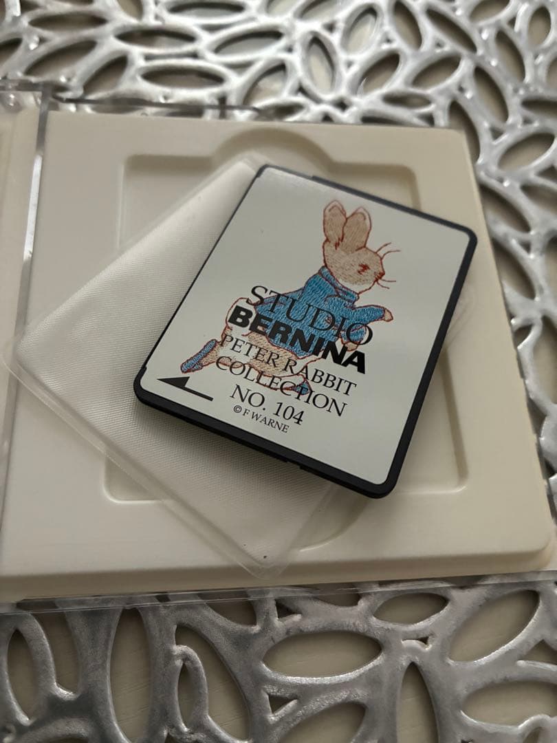 【激レア】ブラザー対応 ピーターラビット刺繍カード
