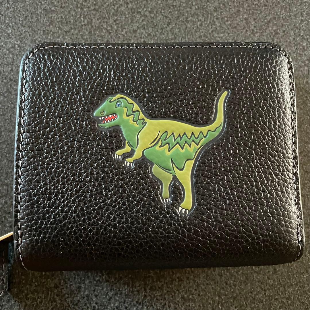 美品✨COACH レキシー 二つ折り財布 ブラック 日本限定　レザー