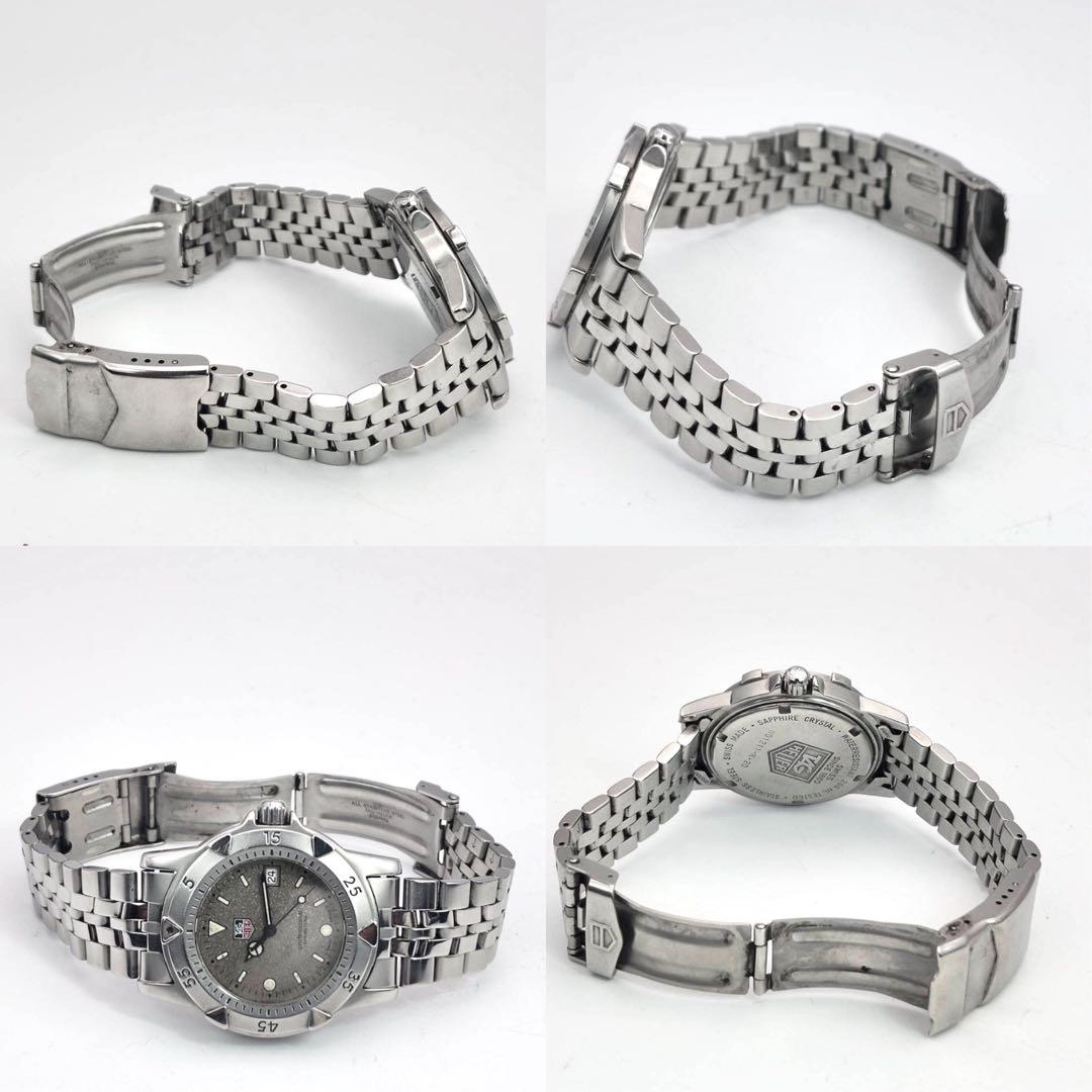 美品✨　タグホイヤー　WD1211 グレー文字盤　プロフェッショナル　シルバー