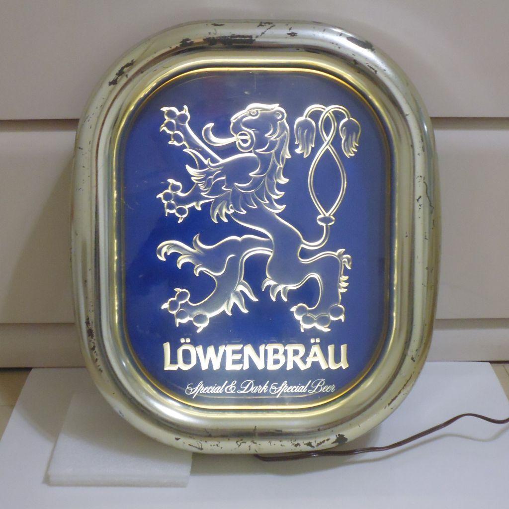 m*a様 LOWENBRAU　リーベンブロイ　電飾看板　USA　ヴィンテージ